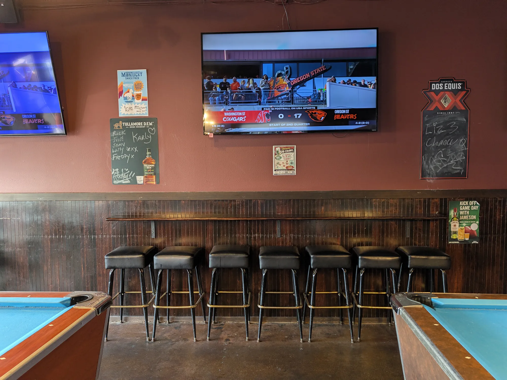 The bar, back room: a real Tacoma location used in Unstable Conditions
